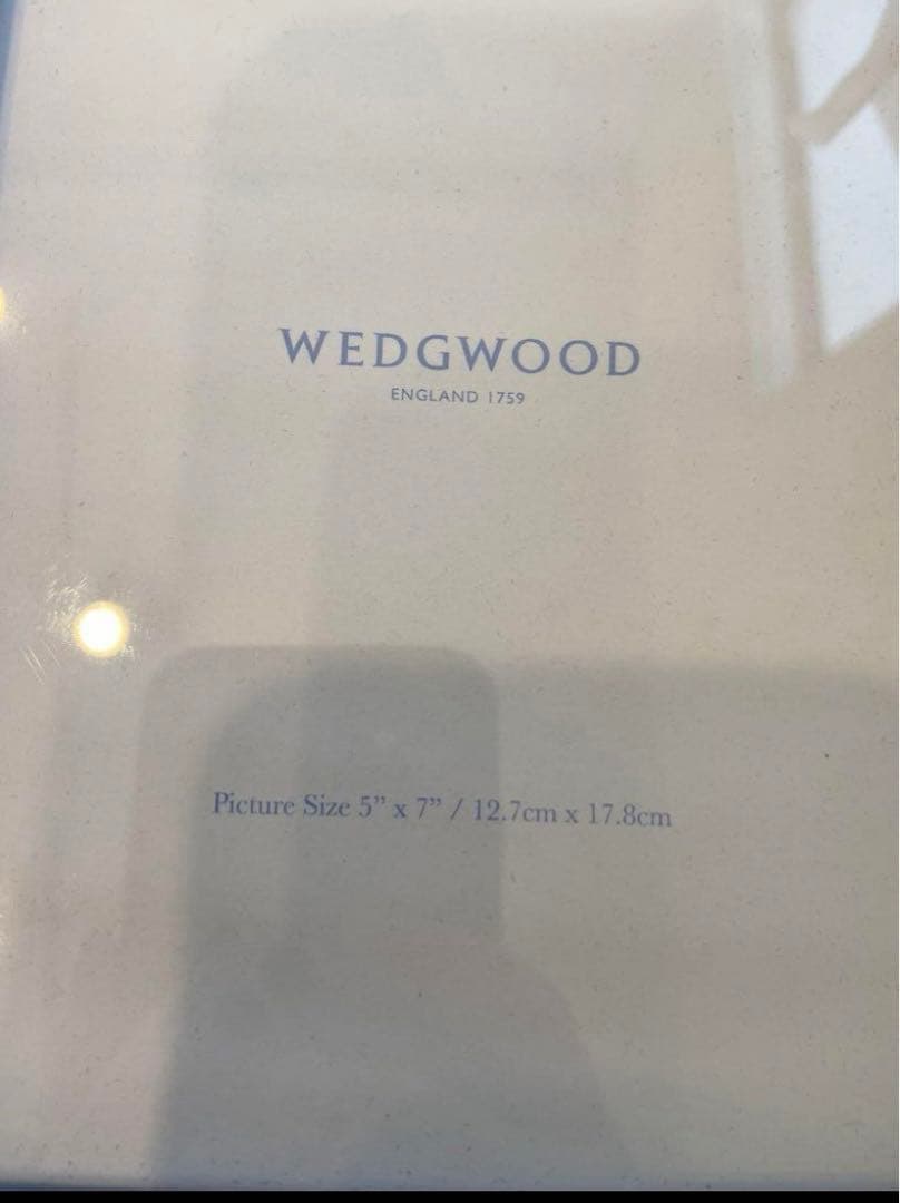 新品未使用　翌日発送　 フォトフレーム　写真たて　ペールブルー