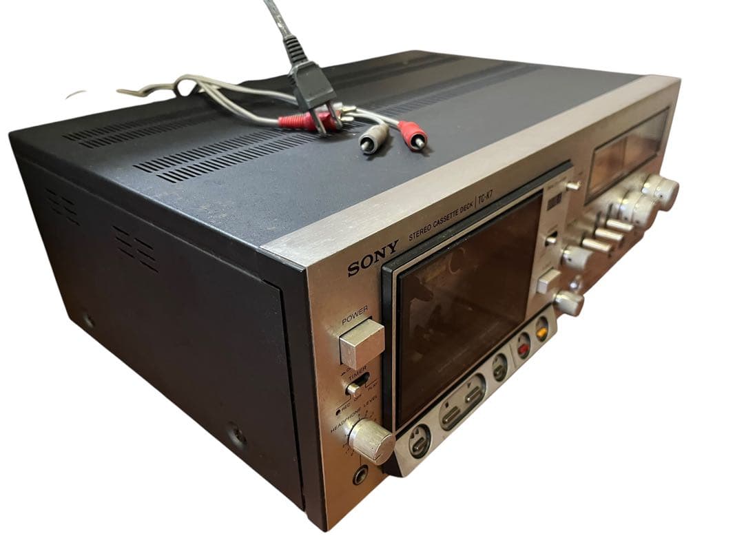 SONY カセットデッキ ステレオ TC-K7 ラジカセ 通電確認済