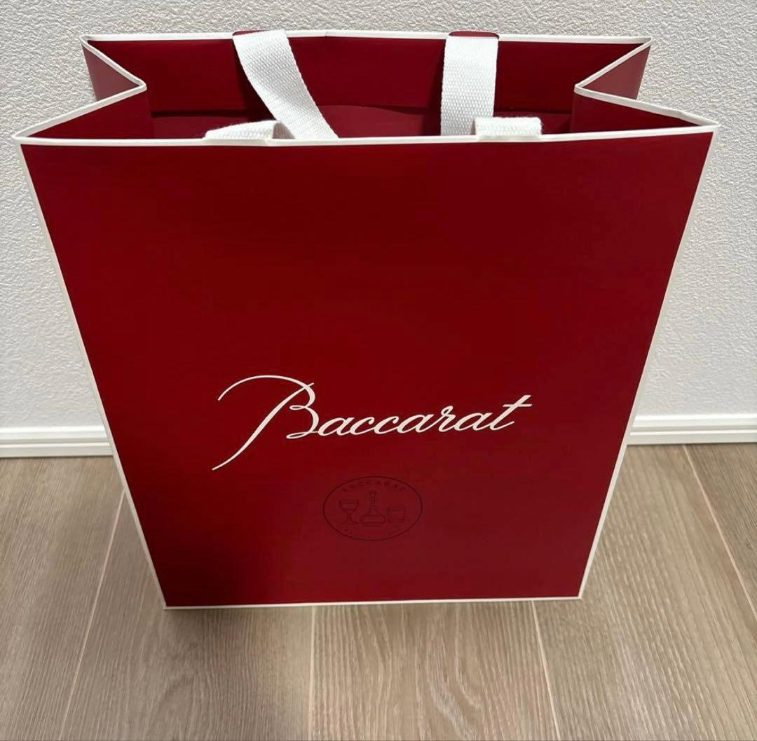 Baccarat クリスタル花瓶 ストライプデザイン