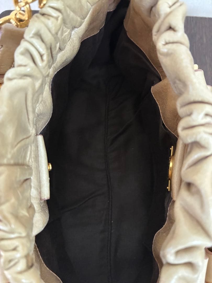 バッグ MIUMIU RN0647 VITELLO LUX 2WAY TU CAMMEO