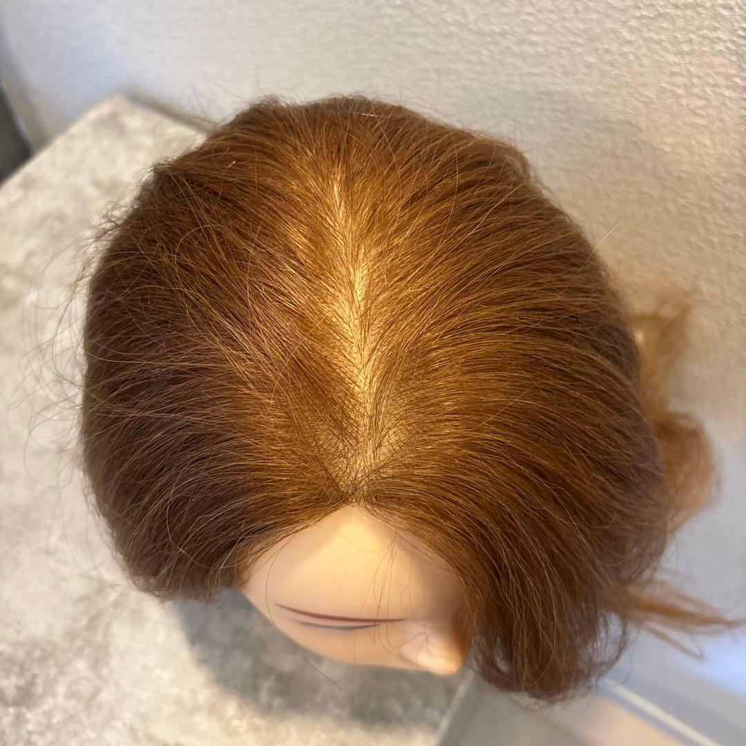 ブラウン ロングヘア ウィッグ