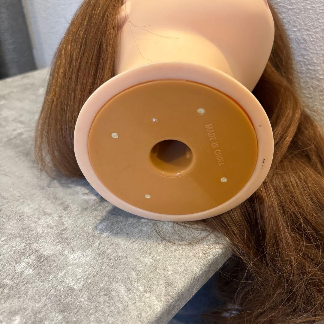 ブラウン ロングヘア ウィッグ