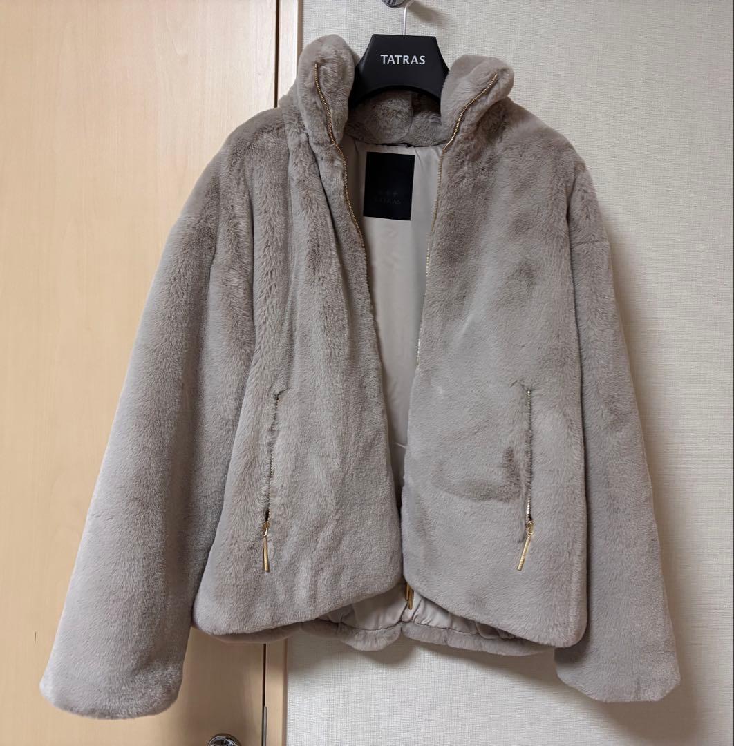 【TATRAS/タトラス】BARBRA バルブラ ファーブルゾン　サイズ01