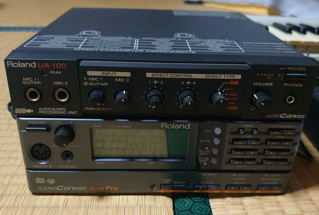 Roland UA-100 SC-88 Pro オーディオ・MIDIセット