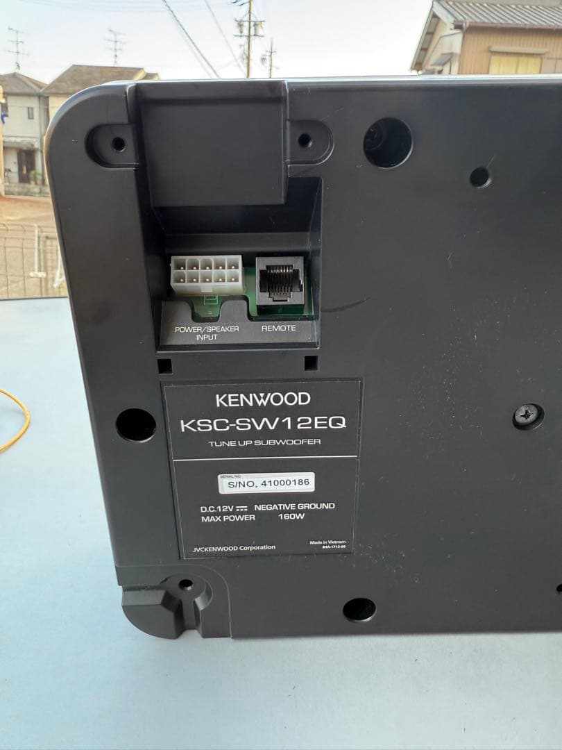 KENWOOD サブウーファー KSC-SW12EQ