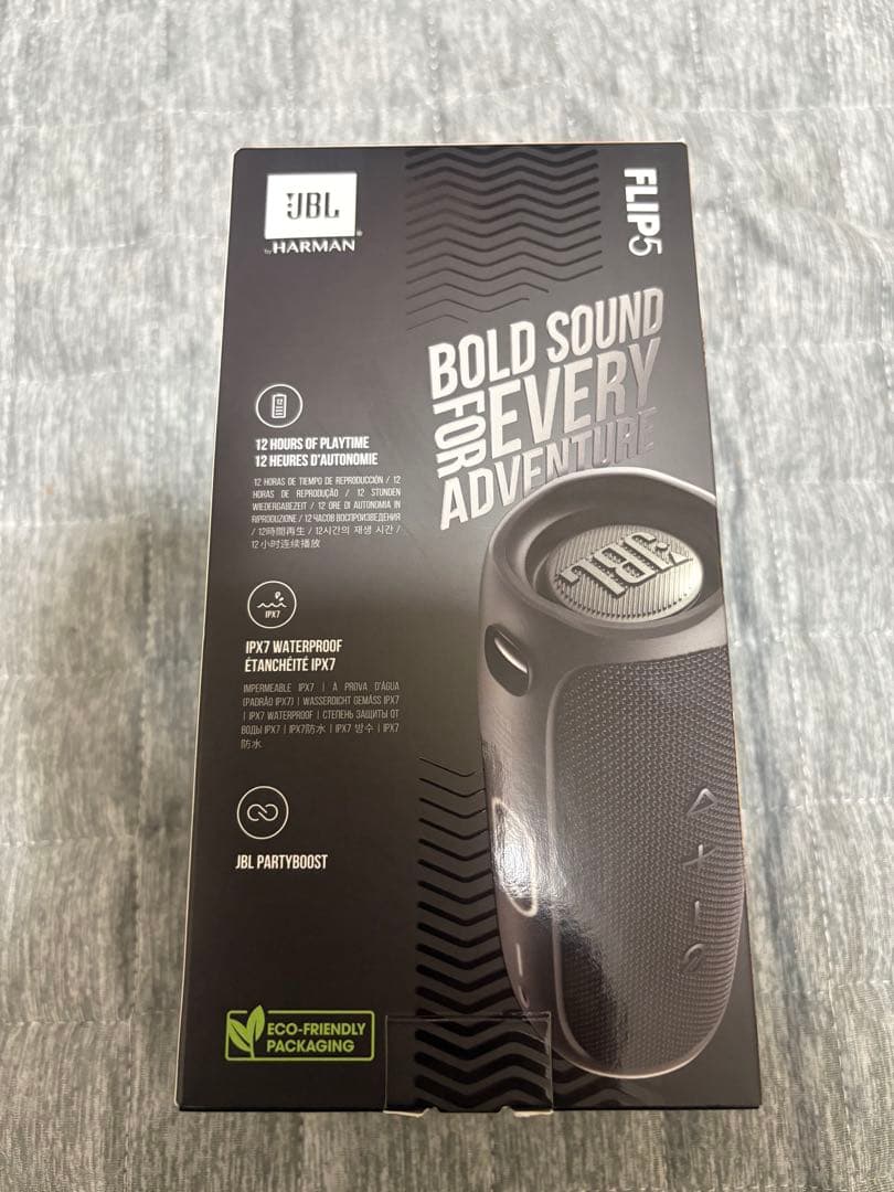 新品 未使用 JBL FLIP5 ポータブルスピーカー JBLFLIP5BLK