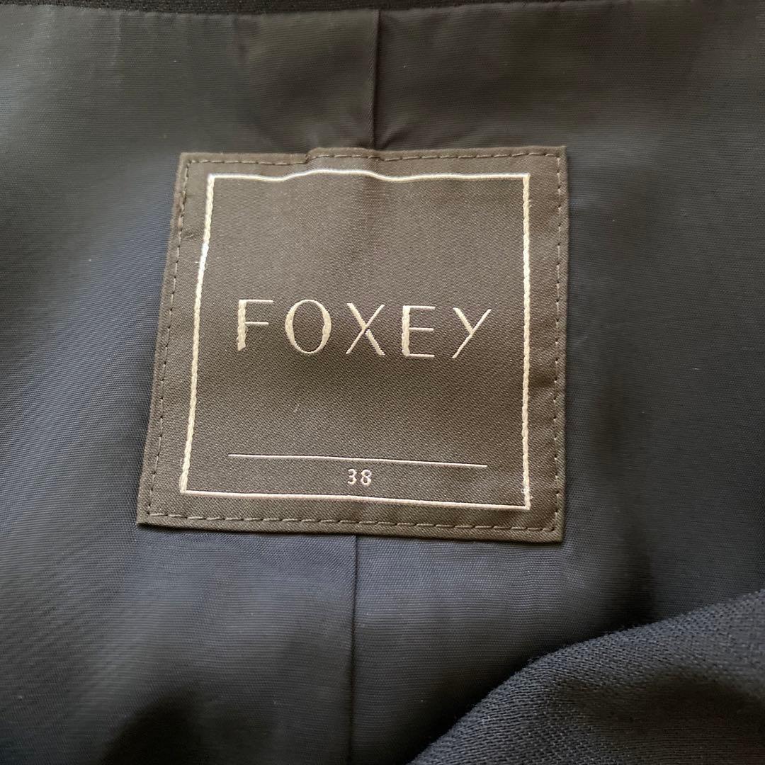 フォクシー　お受験　サクセススーツ　ミッドナイトブルー　濃紺　サイズ38