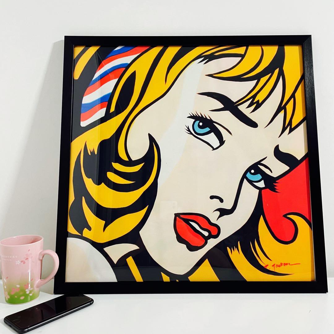 【額付50cm×50cmポスター】ロイ リキテンスタイン（新品）