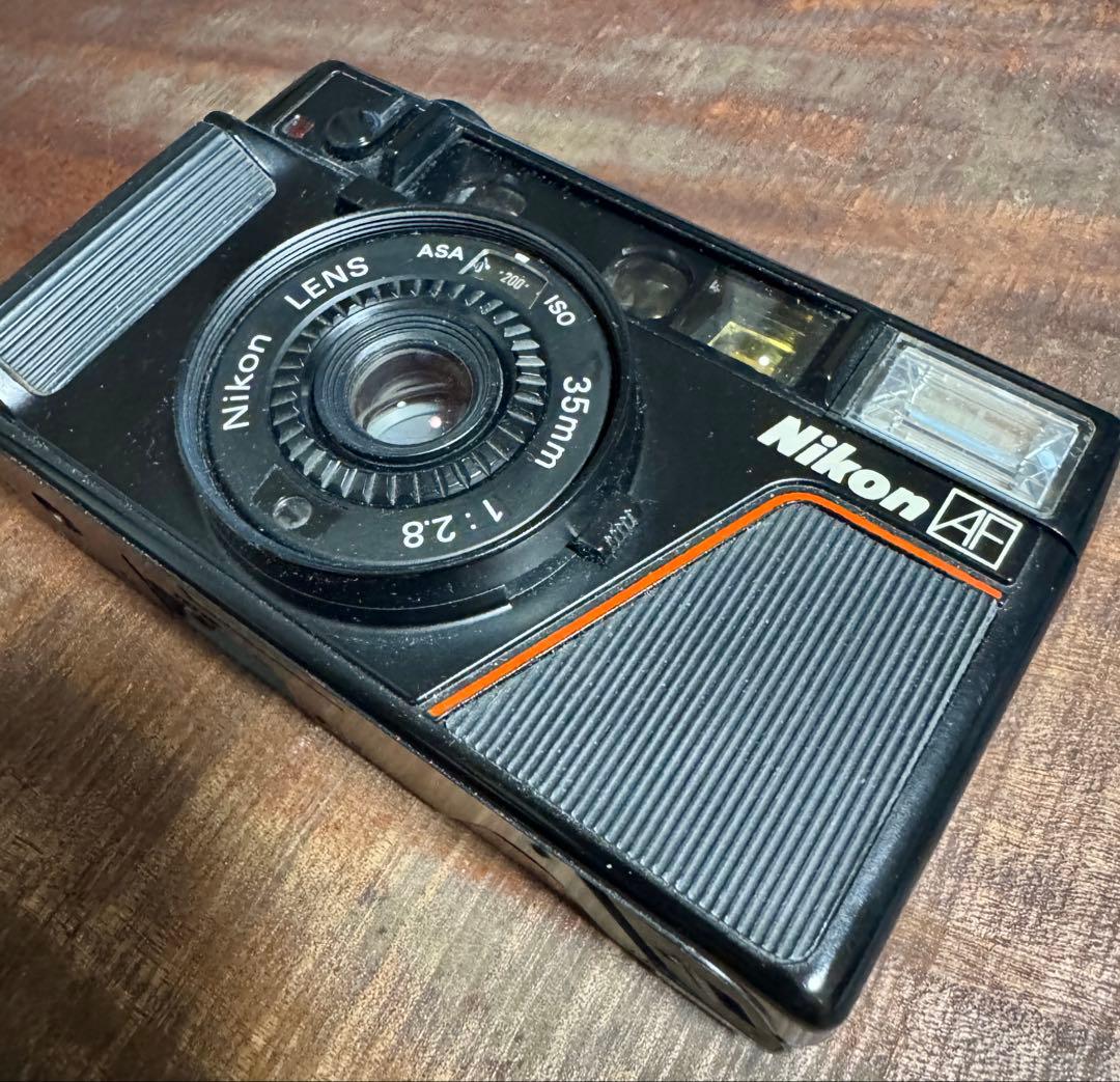 【動作品】Nikon ニコン L35AF 初代ピカイチ コンパクトフィルムカメラ