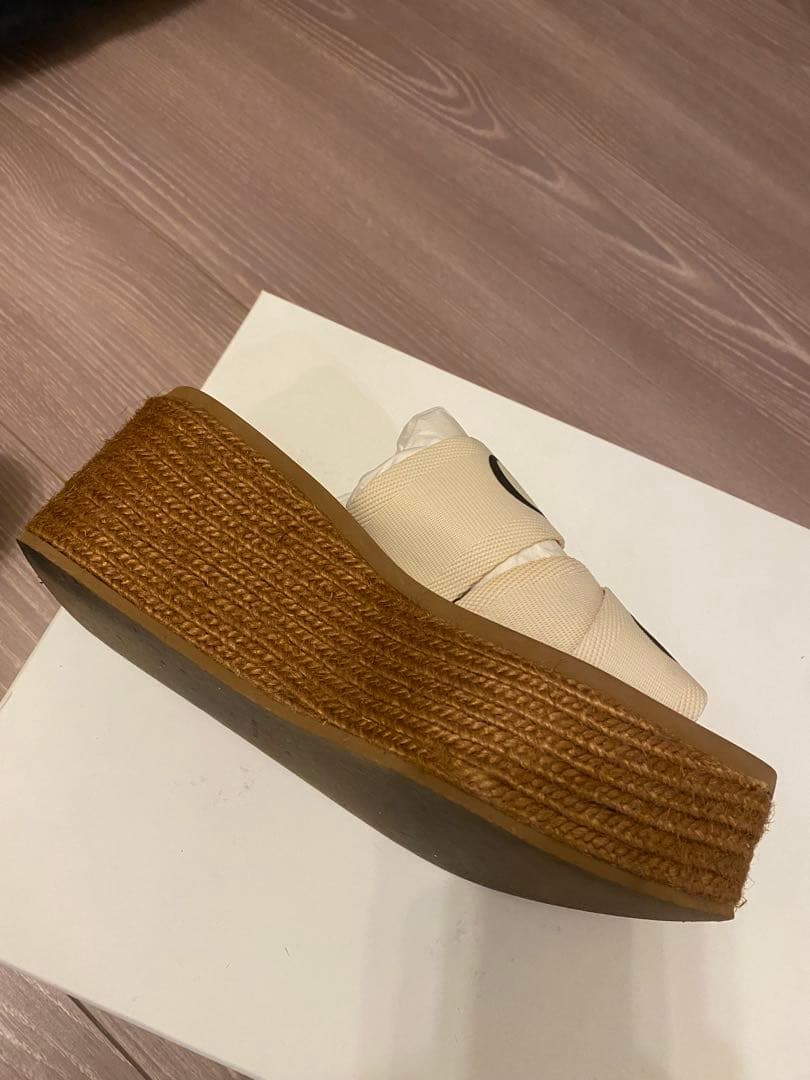 【本日限定再値下げ】Chloe　クロエウェッジエスパドリーユ　サイズ36 箱あり