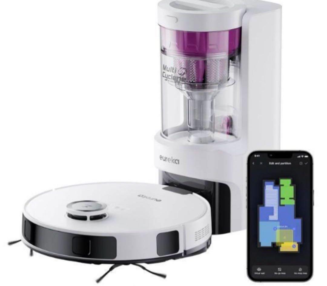 【即日発送】新品✨ロボット掃除機　4000pa強力吸引　水拭き両用　紙パック不要