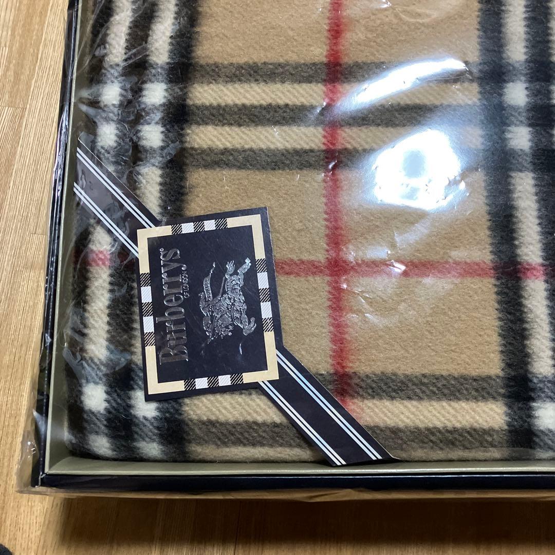 Burberry's ウール毛布 140x120cm