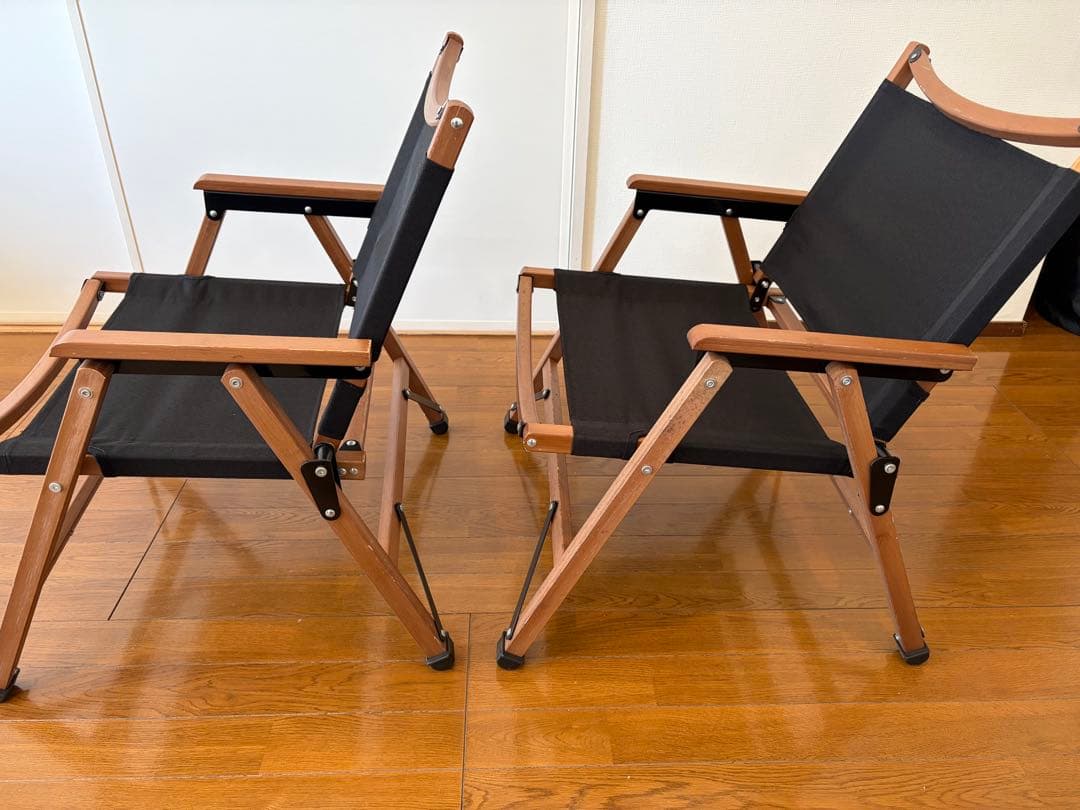 BUNDOKロースタイル チェア BAMBOO BD-114 2脚セット