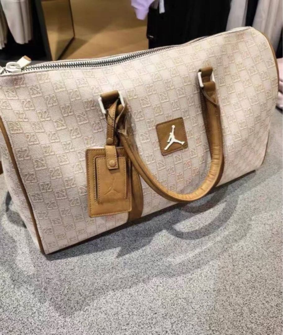 Jordan モノグラム ボストンバッグ ベージュ/ブラウン 未使用