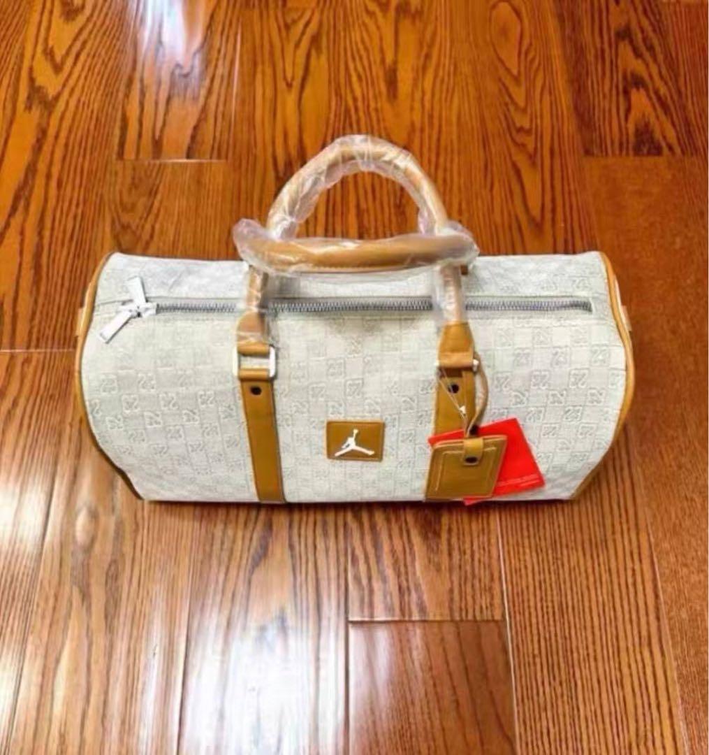 Jordan モノグラム ボストンバッグ ベージュ/ブラウン 未使用