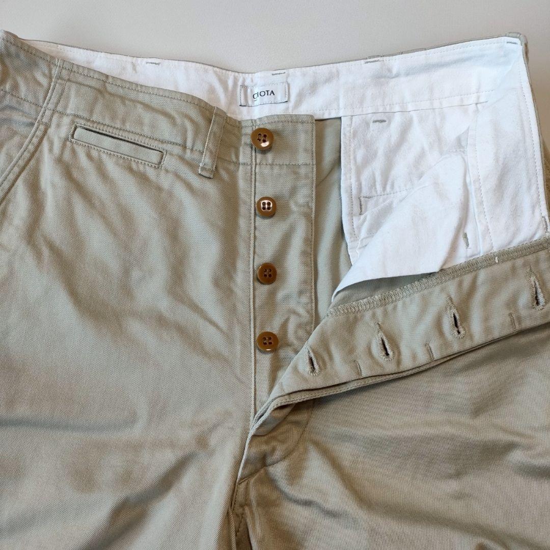 CIOTA シオタ スビンコットン ウエポン チノパン サイズ4