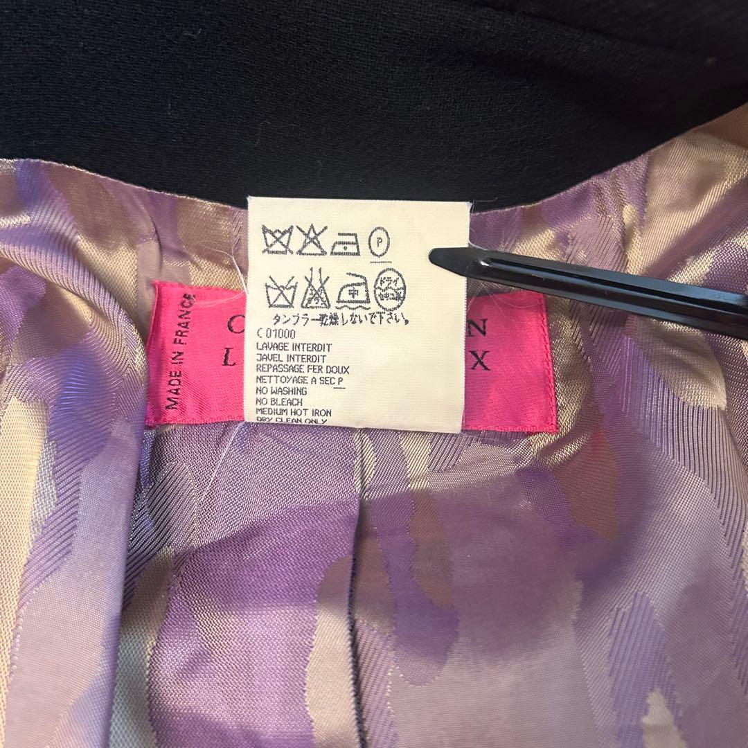 クリスチャン・ラクロワ テーラードジャケット シンプル オフィス フォーマル