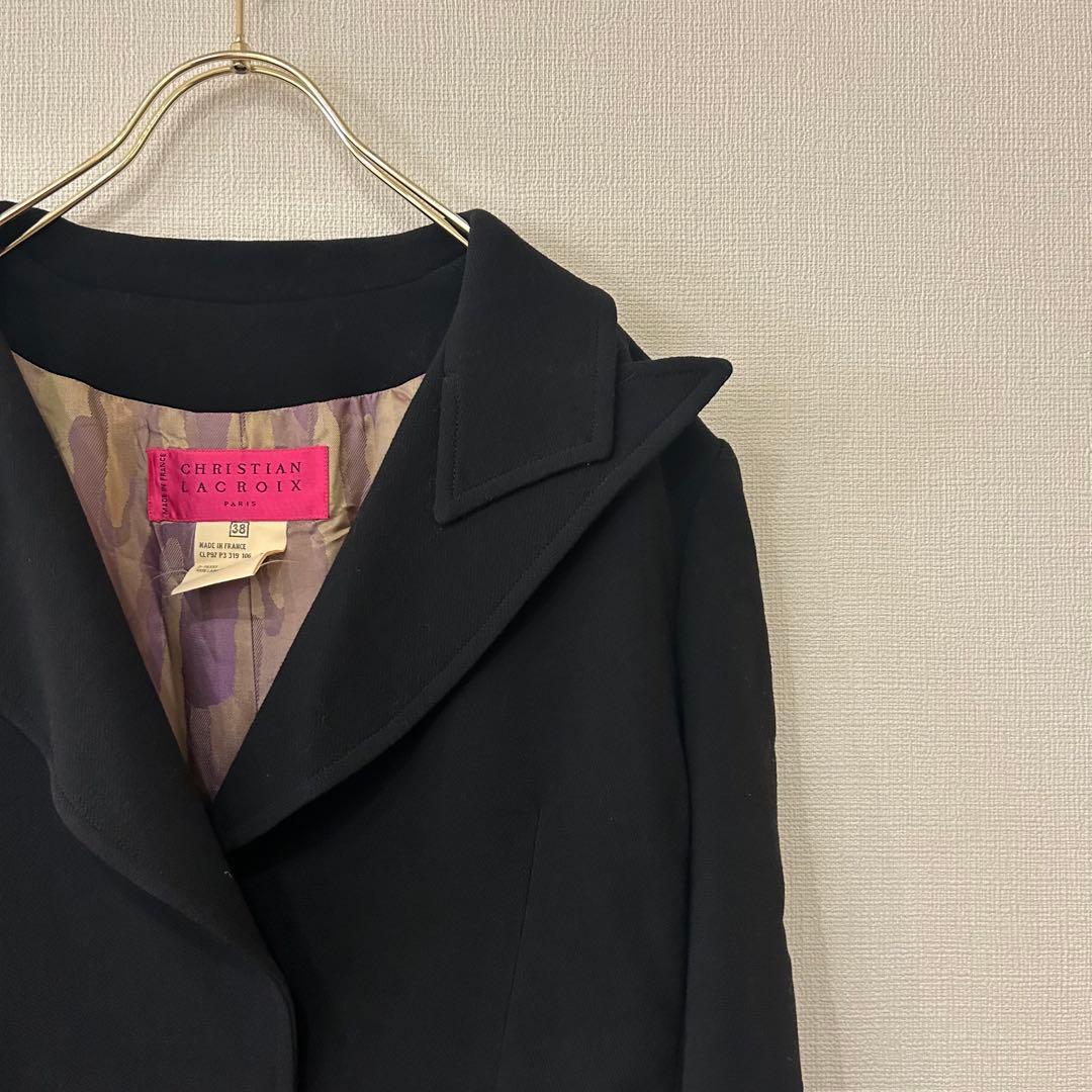 クリスチャン・ラクロワ テーラードジャケット シンプル オフィス フォーマル