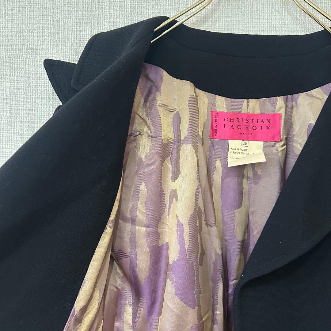 クリスチャン・ラクロワ テーラードジャケット シンプル オフィス フォーマル