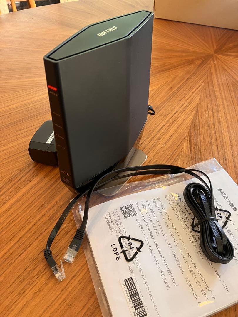 ほぼ未使用 WSR-6000AX8 バッファロー 無線LANルーター②