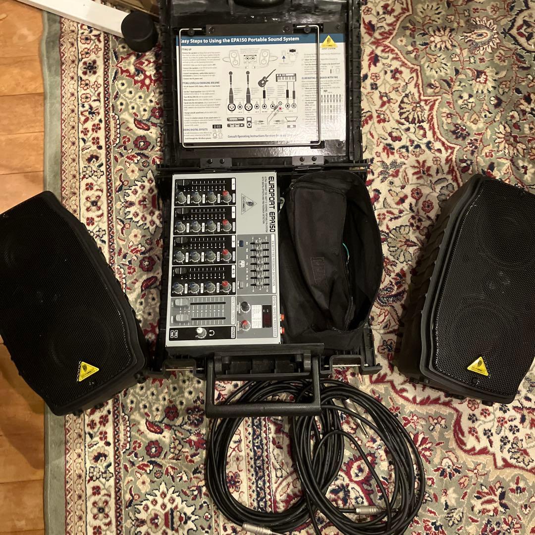 【不具合あり】Behringer EUROPORT EPA150 ポータブルPA