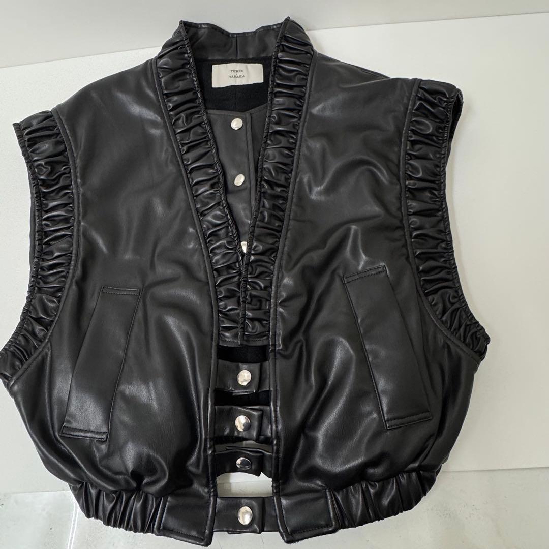 FUMIE TANAKA フミエタナカ F23A-16 ギャザーベスト