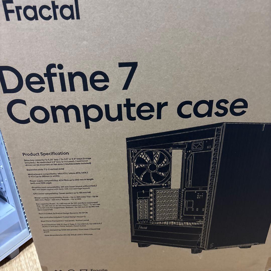 PCケース(自作PC用) Fractal Define 7 Computer Cace
