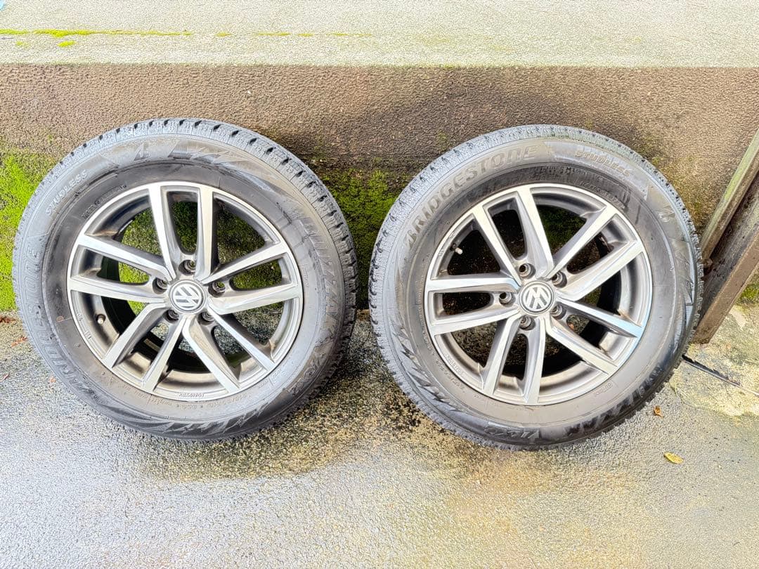 215/60R/16パサートb8 スタッドレスホイールセットブリザック vrx2