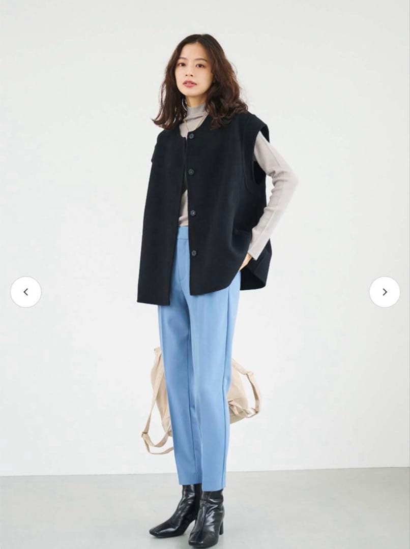 LOUNIE super 100’s リバーショートジレ38【新品タグ付き】