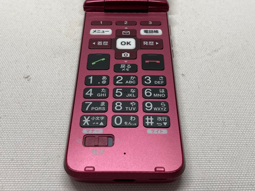 美品　au　KYF43　SIMフリー　かんたんケータイ　a01a217dd