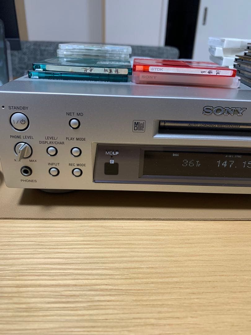 SONY MDS-S500 MDデッキ シルバー 動作品