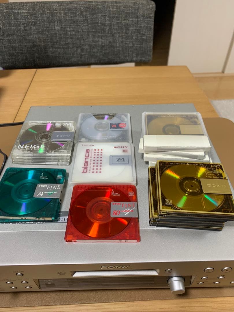 SONY MDS-S500 MDデッキ シルバー 動作品