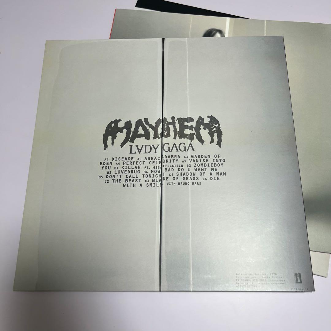 takuman　Lady Gaga Mayhem レコード　液体入り