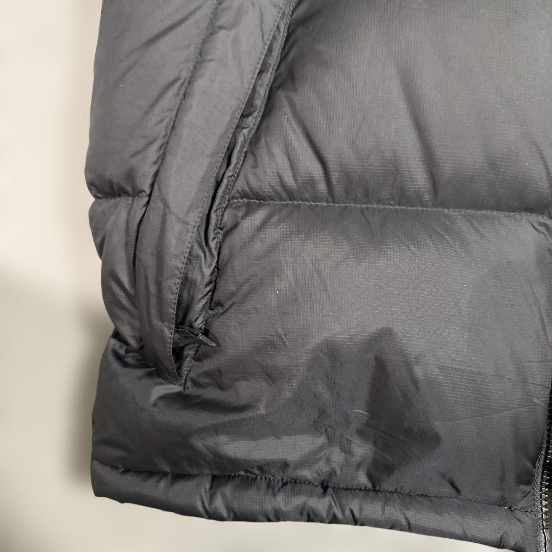 THE NORTH FACE フード付きダウンベスト 黒