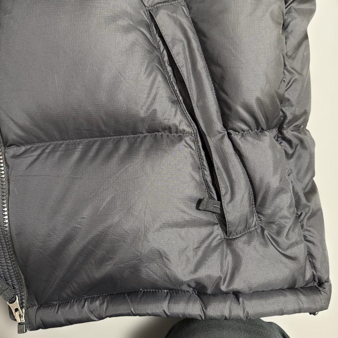 THE NORTH FACE フード付きダウンベスト 黒