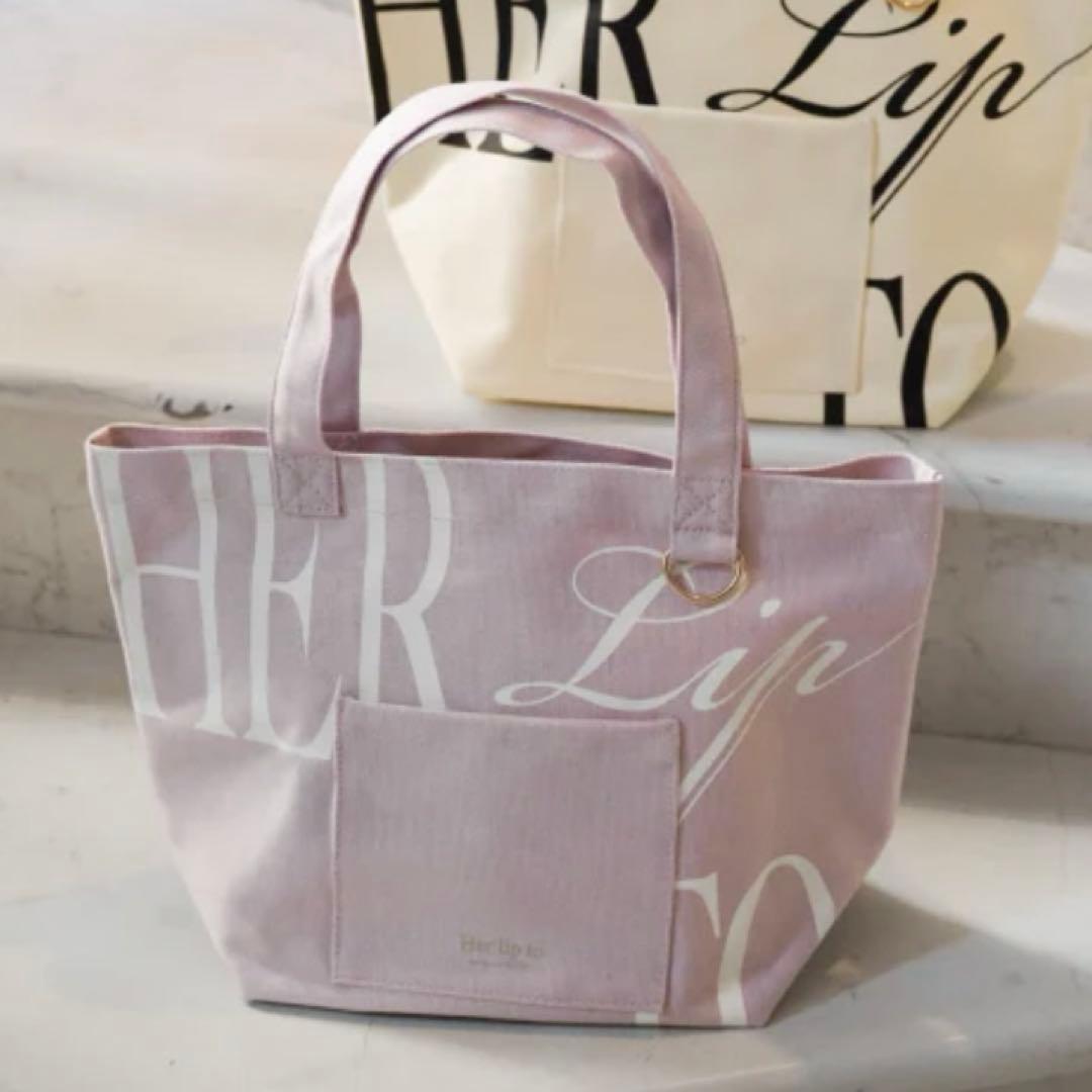HLT Daily Logo Tote rose herlipto 名古屋限定