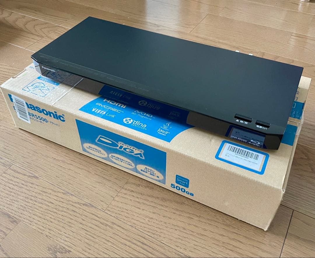 中古 Panasonic ブルーレイレコーダー DMR-BRS500 500GB