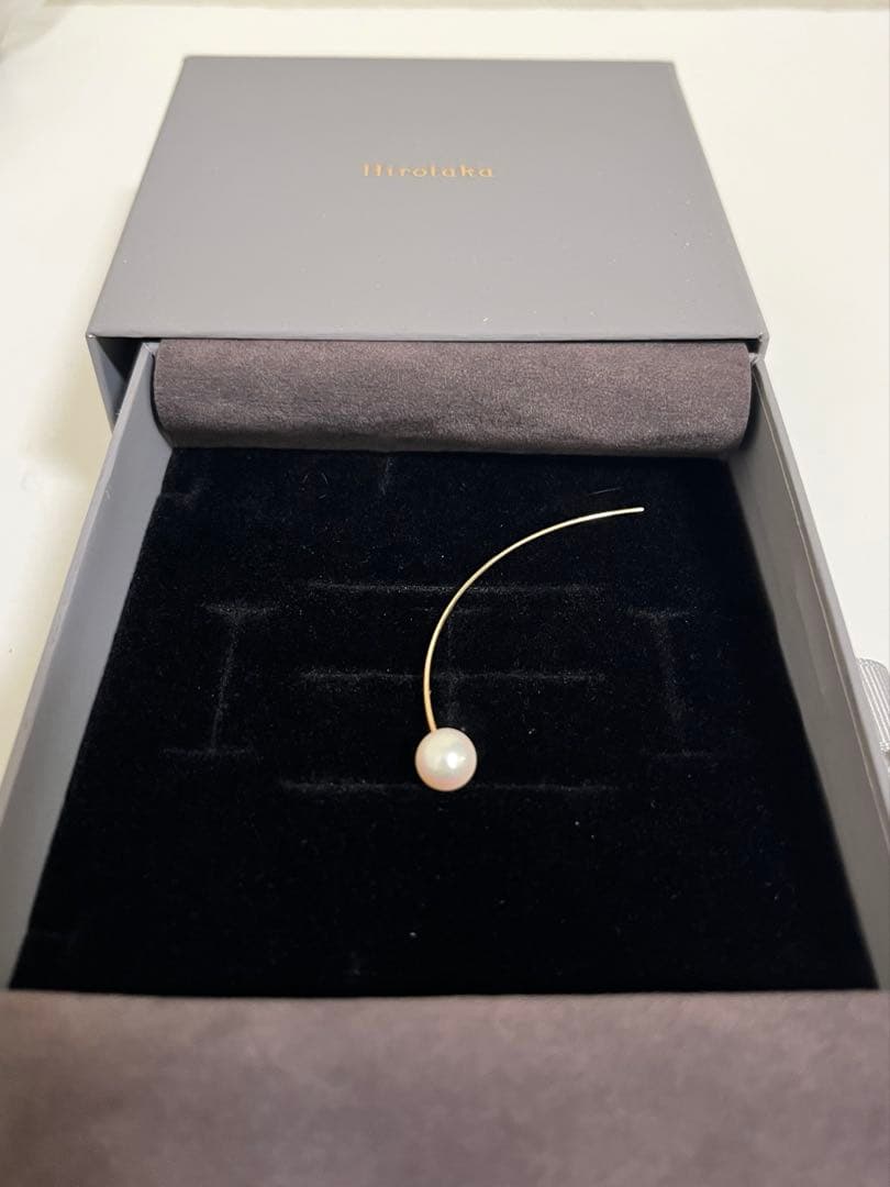 【訳あり】ヒロタカ　アコヤパール　アローピアス