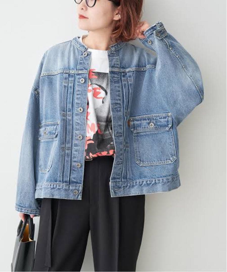 スピック&スパン51/2 1ST-LINE STUDS DENIM ジャケット