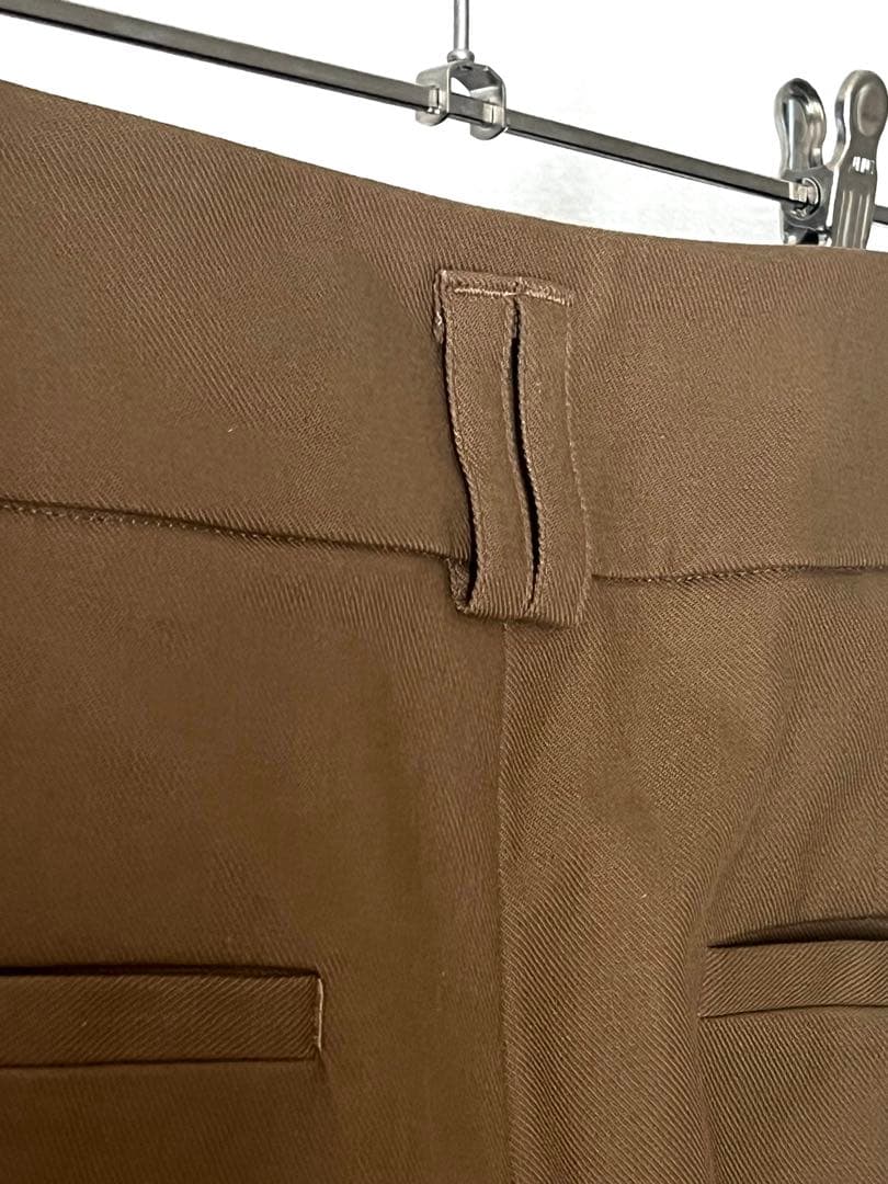 SALUE eggパンツ【ベージュブラウン】