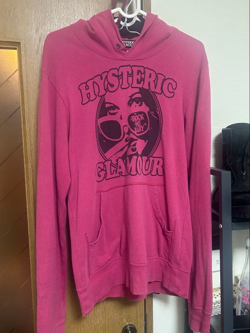 HYSTERIC GLAMOUR ピンクパーカー　ヒスガール