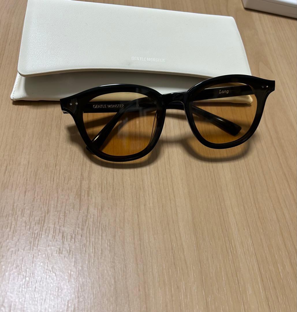 ほとんど未使用！Lang 01(OR) ブラック/オレンジ サングラス