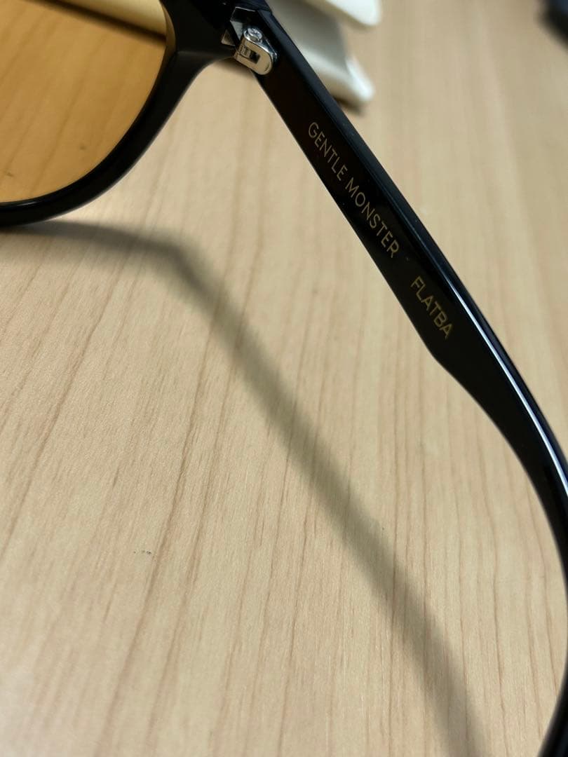 ほとんど未使用！Lang 01(OR) ブラック/オレンジ サングラス