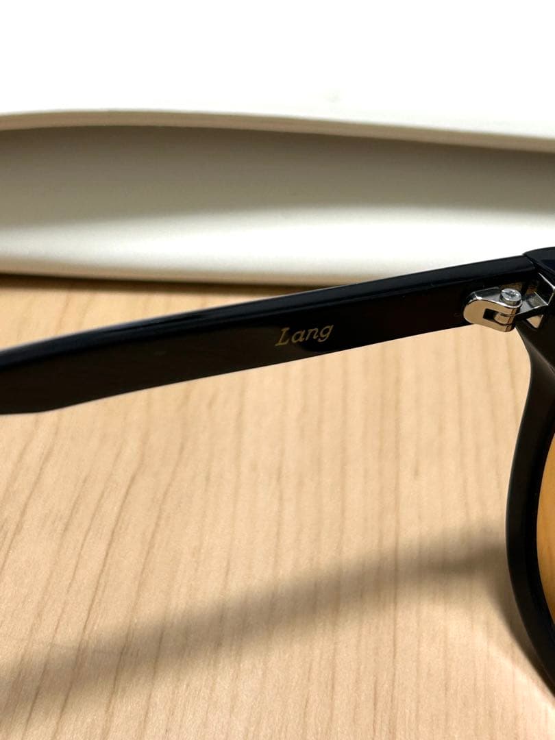 ほとんど未使用！Lang 01(OR) ブラック/オレンジ サングラス