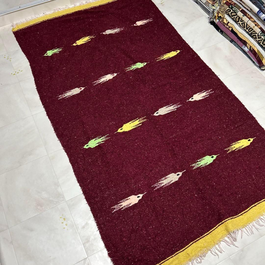 メキシカン　サンダーバード　マルチカバー　ソファーカバー　ラグ　210x114