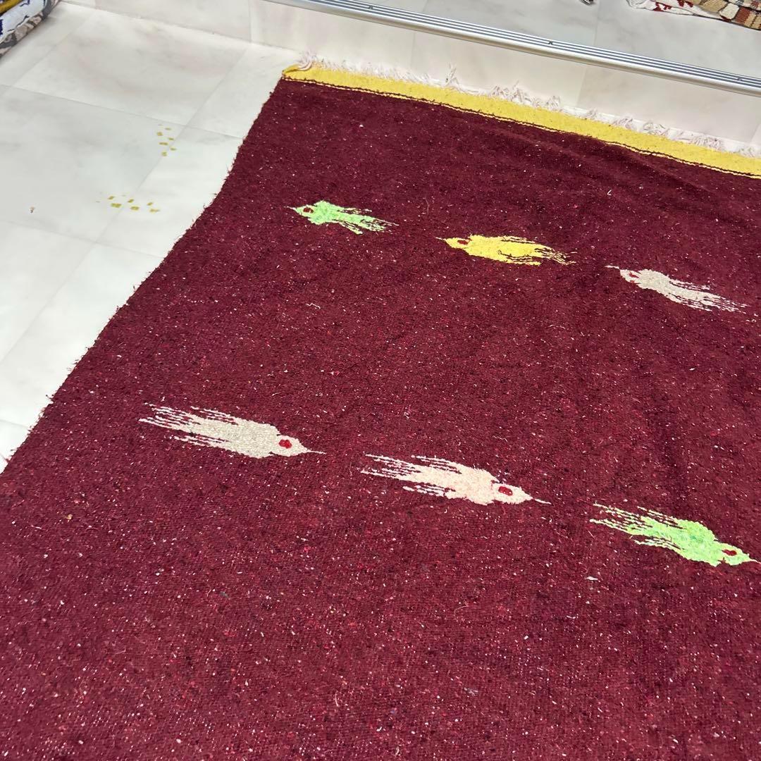 メキシカン　サンダーバード　マルチカバー　ソファーカバー　ラグ　210x114