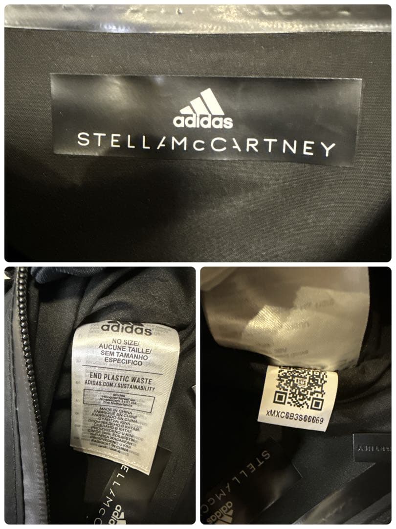 ななadidas ステラマッカートニー ボディバック ウエストポーチ 黒