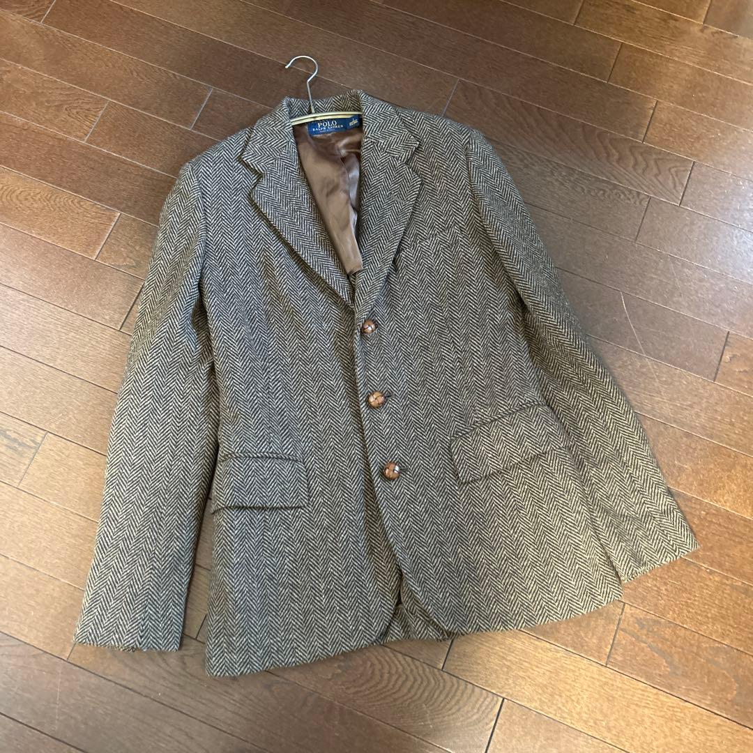 ポロラルフローレン ツイードテーラードジャケット サイズ2