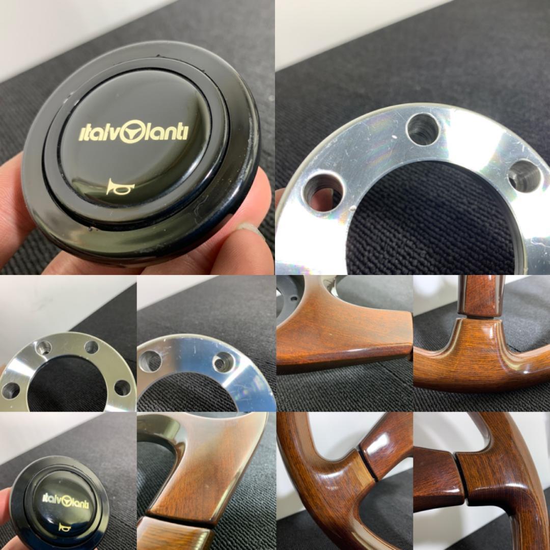 イタルボランテ ドルチェ ウッドステアリング 36.5パイ 99年製 美品