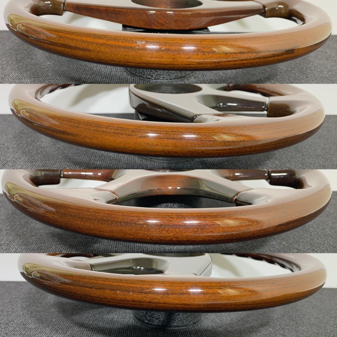 イタルボランテ ドルチェ ウッドステアリング 36.5パイ 99年製 美品